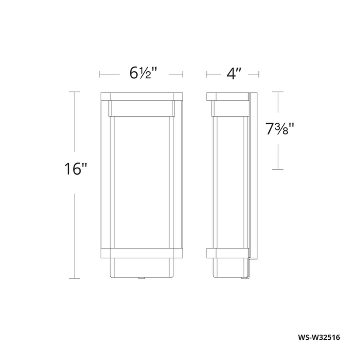 Modern Forms Vitrine Aluminum LED Wall Light & Reviews